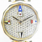 コルムの時計 アドミラルズカップ アフターダイヤモンド