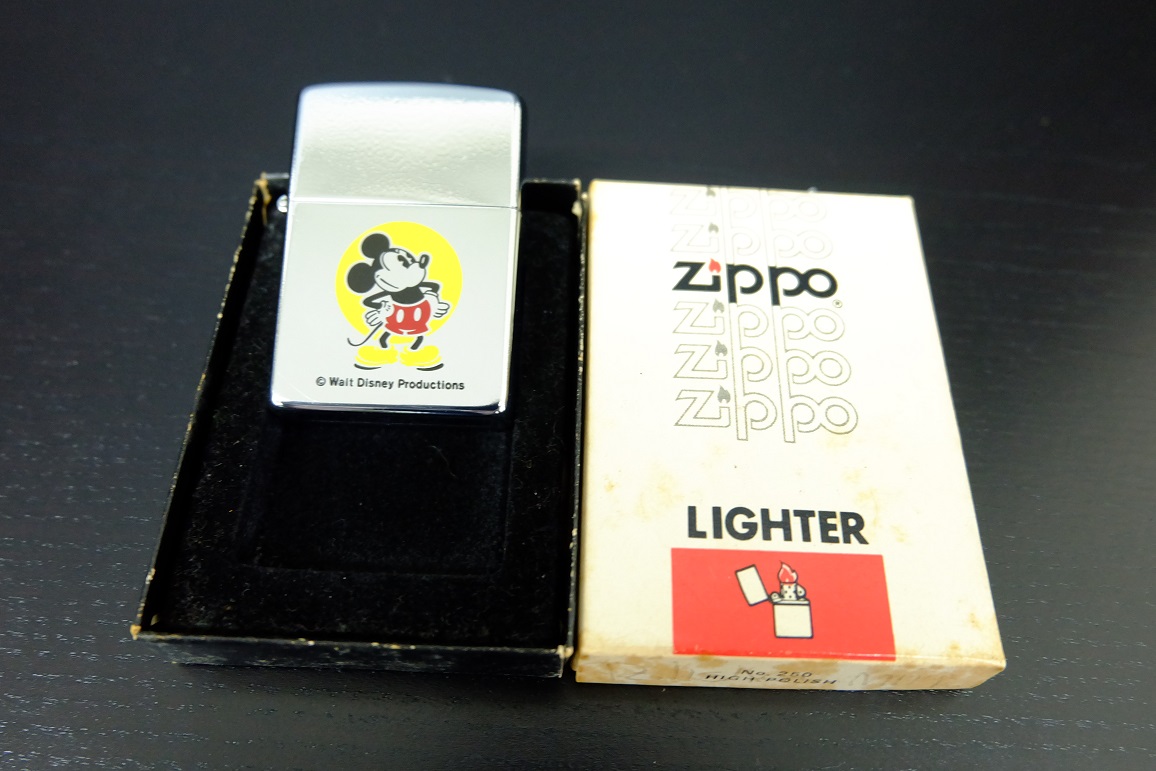 超レアなヴィンテージ ミッキーマウス ジッポー(zippo) 未使用を高価 ...