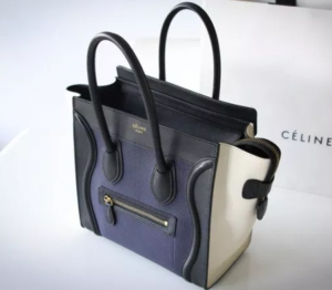 CELINE セリーヌ ラゲージ スムース×ドラムレザー マイクロショッパー