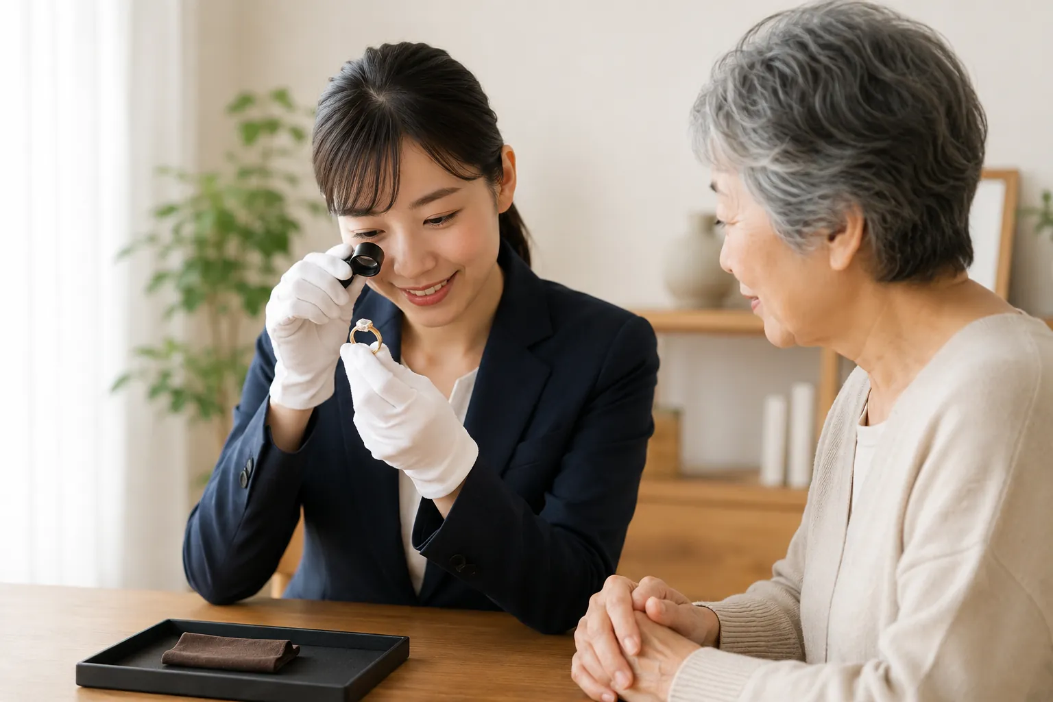 遺品整理で出てきた金製品をダンシャリ銀座の出張買取で査定してもらったお客様の事例イメージ