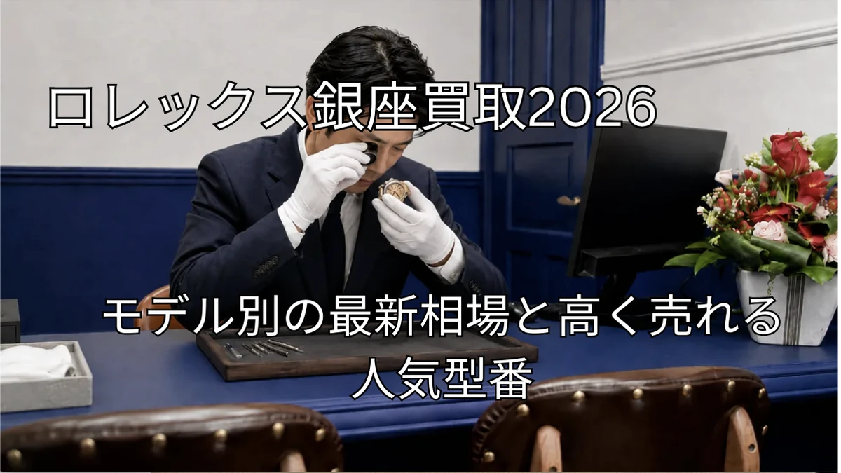 ロレックスを銀座で買取査定する専門鑑定士
