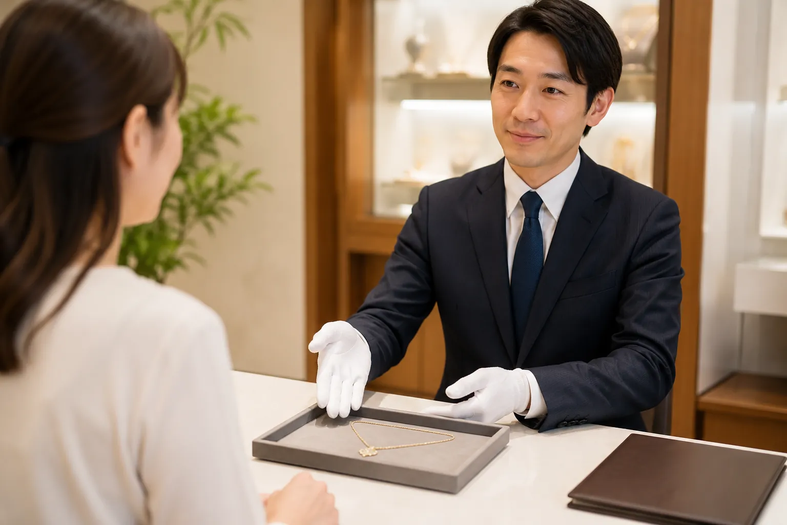 ティファニーのK18ネックレスをダンシャリ銀座で査定してもらったお客様の買取事例イメージ