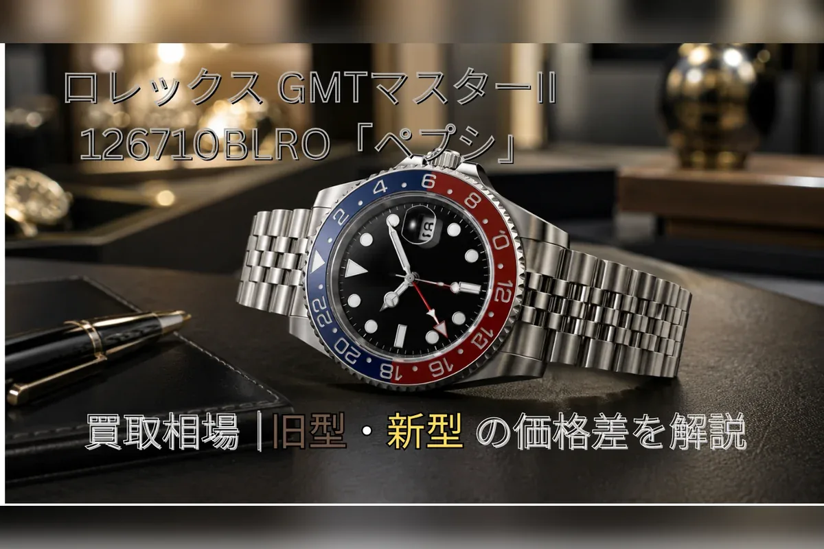 ロレックス GMTマスターII 126710BLRO「ペプシ」買取相場｜旧型・新型